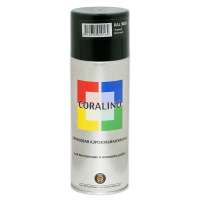 Краска аэрозольная черная матовая RAL 9005 CORALINO