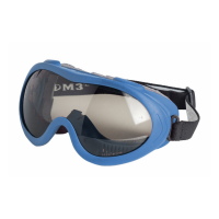 Очки защитные закрытого типа с непрямой вентиляцией РОСОМЗ 3Н55 SPARK Strong Glass 25534