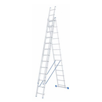 Лестница трехсекционная алюминиевая 3х14 усиленная STAIRS ALP314 от Проммаркет