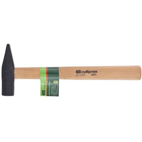 Молоток слесарный с квадратным бойком  600г деревянная ручка Сибртех 20219 от Проммаркет