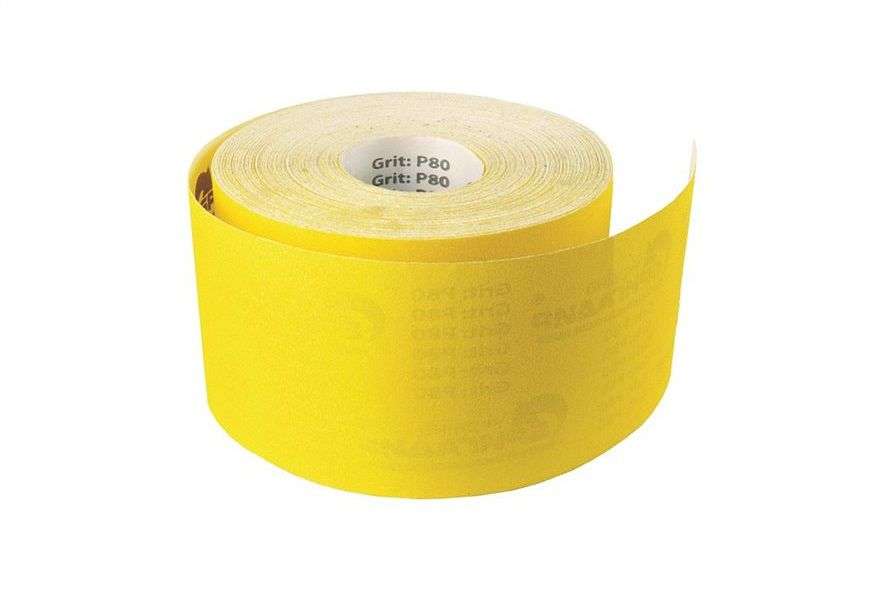 Бумага наждачная на бумажной основе Р100 желтая 115мм х 50м от Проммаркет