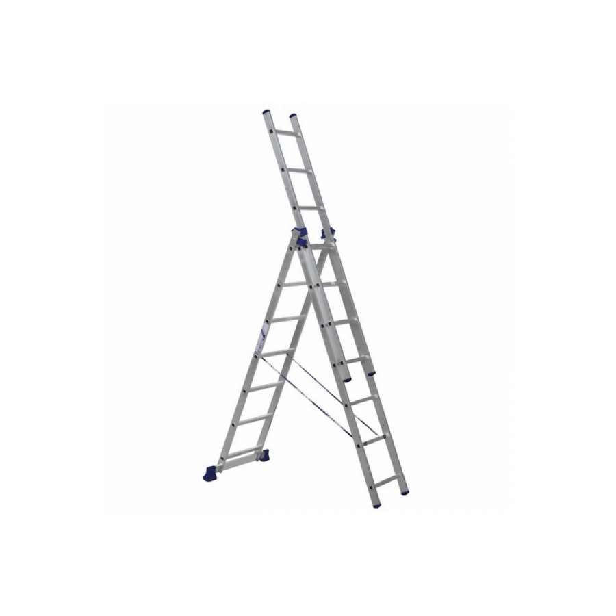 Лестница трехсекционная алюминиевая 3х7 STAIRS STA-AL307  от Проммаркет