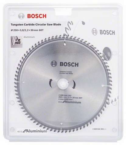 Диск пильный по алюминию 250х30мм 80 зубьев Bosch Multi ECO 2608644393 от Проммаркет