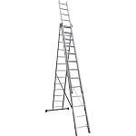 Лестница трехсекционная алюминиевая 3х10 NV100 1230310  от Проммаркет