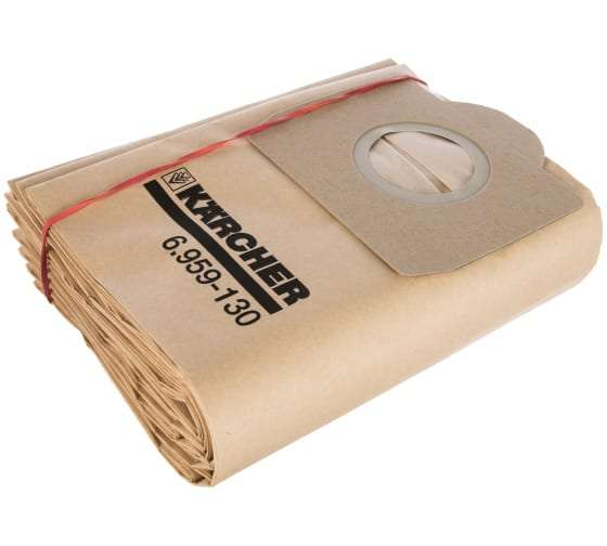 Мешки к пылесосу Karcher бумажные для WD3/ K2201/SE 4002/WD 3300 6.959-130 уп. 5 шт от Проммаркет