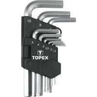 Набор имбусовых ключей 1,5-10 мм 9 шт TOPEX 35D955  от Проммаркет