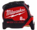 Рулетка  8м с широким полотном  Milwaukee Премиум  4932471816