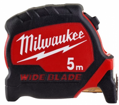 Рулетка  5м с широким полотном  Milwaukee Премиум  4932471815 от Проммаркет