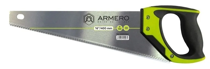 Ножовка по дереву 400мм ARMERO средний зуб A531/400 от Проммаркет