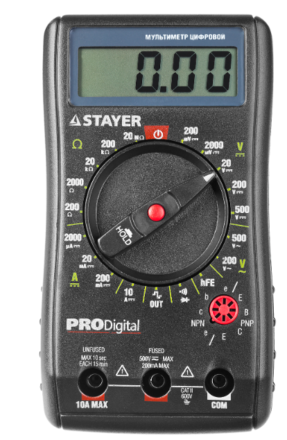Мультиметр STAYER PROFESSIONAL PRO-Digital 45310 от Проммаркет