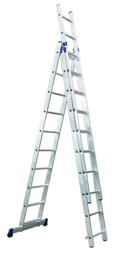 Лестница трехсекционная алюминиевая 3х10 STAIRS STA-AL310  от Проммаркет