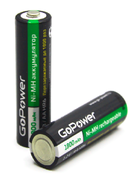 Аккумуляторная батарея GOPOWER AA NiMh 1800mAh 00-00015317 от Проммаркет