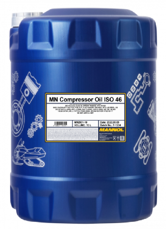 Масло компрессорное минеральное ISO46 10л Mannol 2901 от Проммаркет